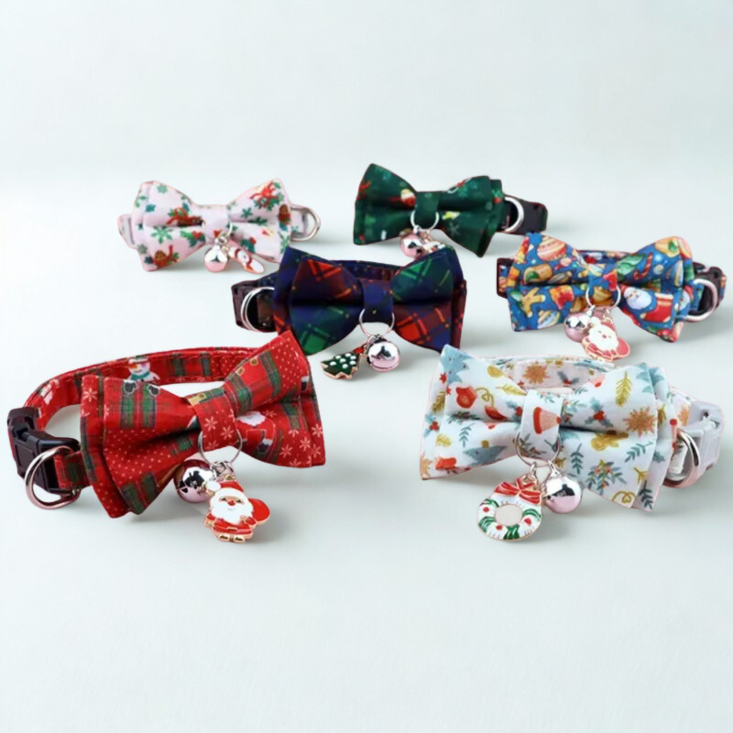 Coleira Natalina com Lacinho