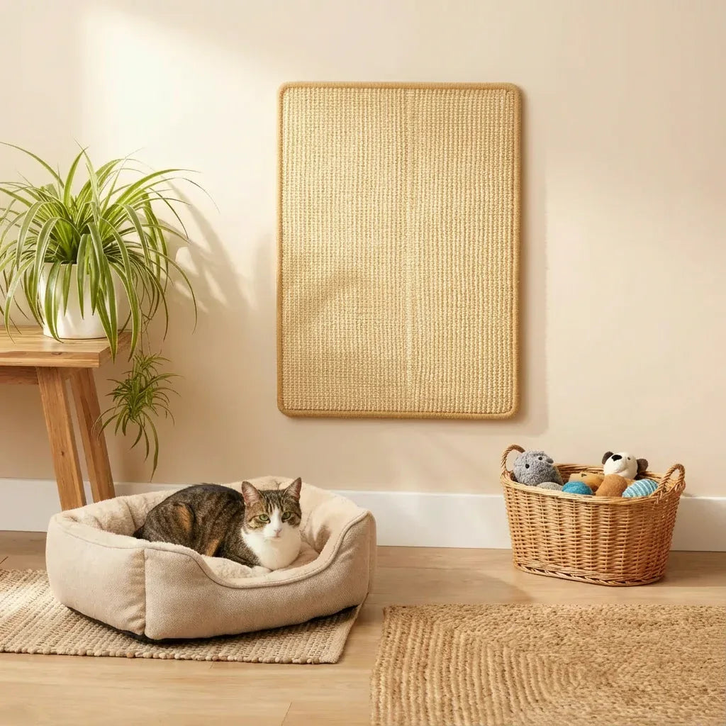 Arranhador para gatos em sisal natural