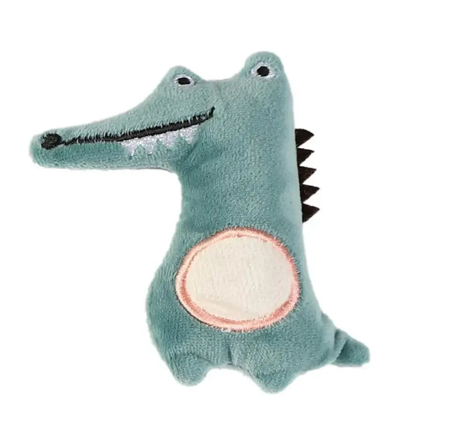 Brinquedo jacaré para gatos mastigar 