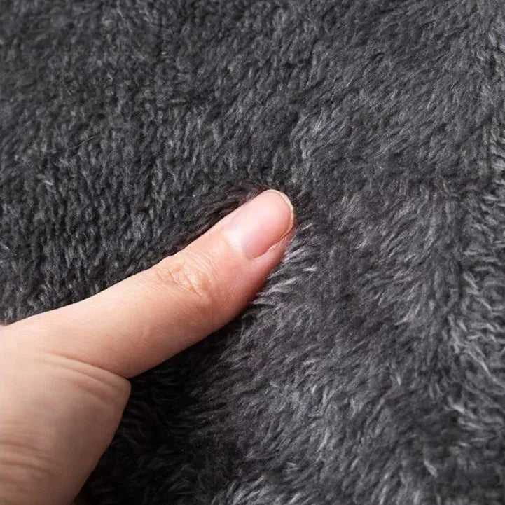 Material macio de caminha para gato em tecido confortável
