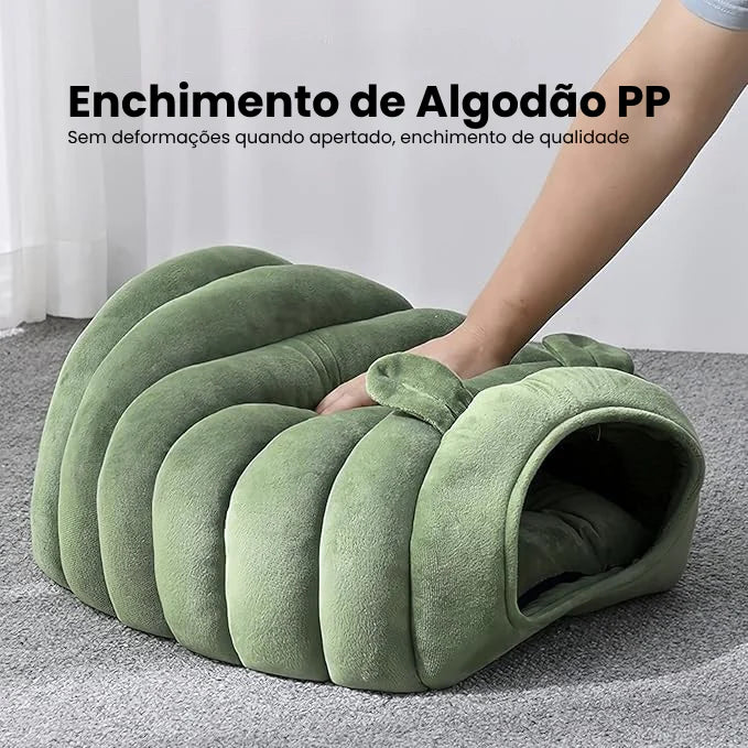 Cama para gatos com enchimento de algodão 
