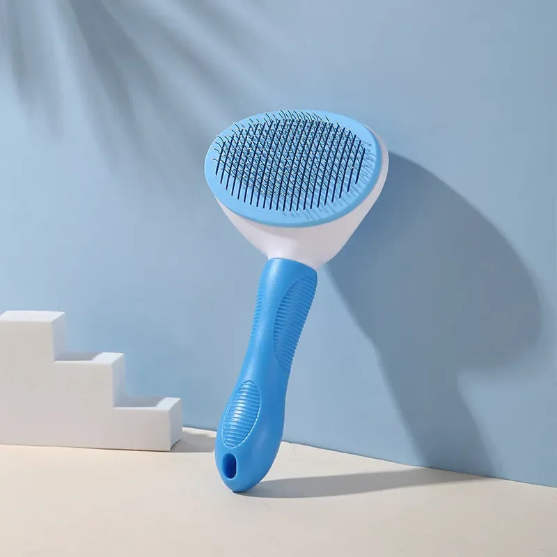Escova para gatos azul
