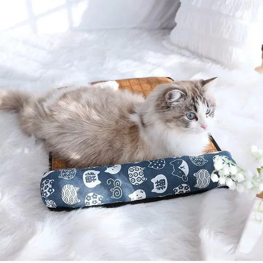 Tapete gelado para gatos auto resfriante para dias quentes