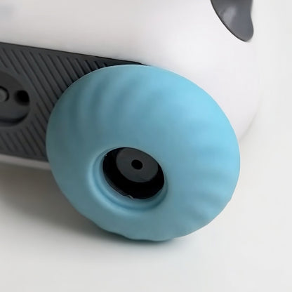 Roda do brinquedo automático caça ativa para gatos da Cantito isolado em fundo neutro mostrando detalhes do design.