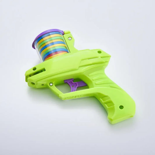 Brinquedo para gatos lançador de discos verde interativo para estímulo