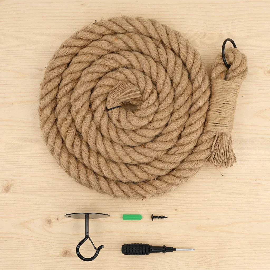 corda para gatos com itens
