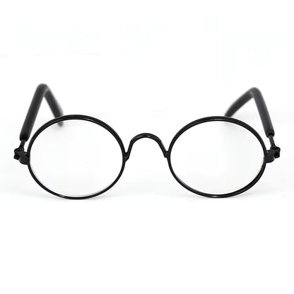 Óculos para gatos preto transparente