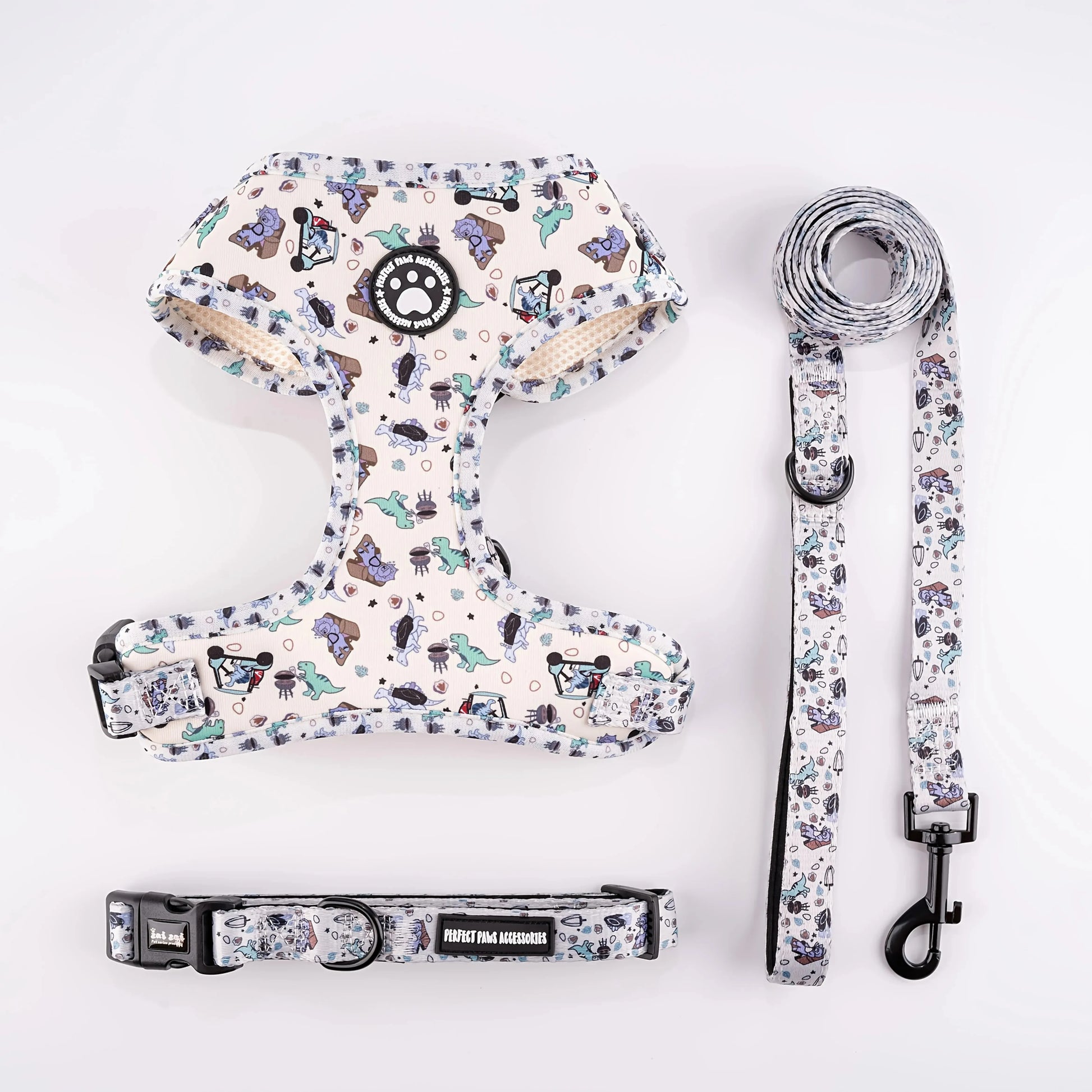 Peitoral para gatos premium branco 