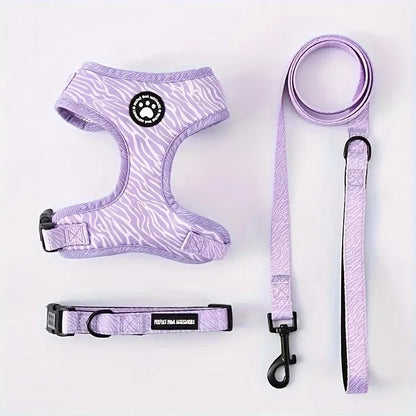 Peitoral para gatos premium roxo confortável