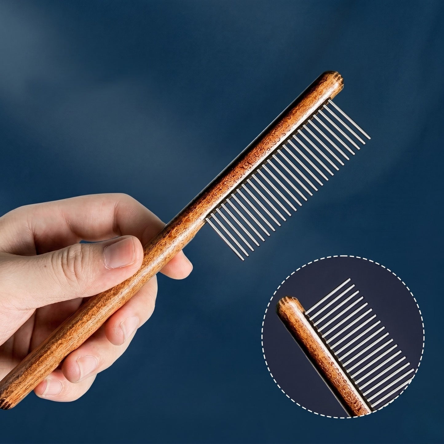 Pente para gatos com dentes largos