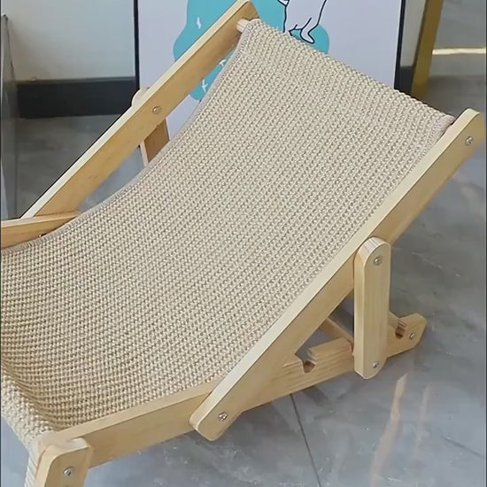 cama para gatos feita de sisal 