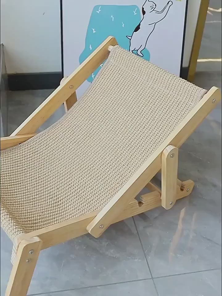 cama para gatos feita de sisal 