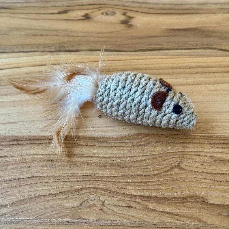 Brinquedo para gatos em sisal mordedor 