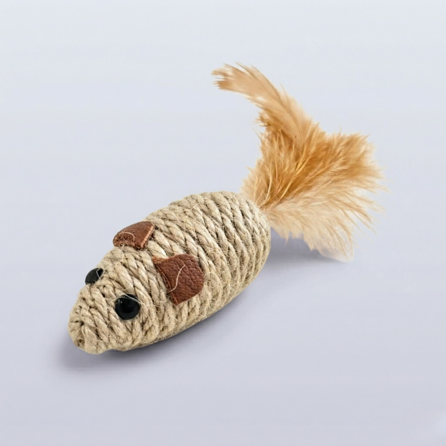 Rato para gatos feito em sisal mordedor 