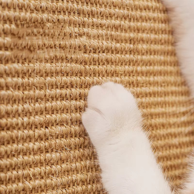 Arranhador para gatos em sisal natural trançado