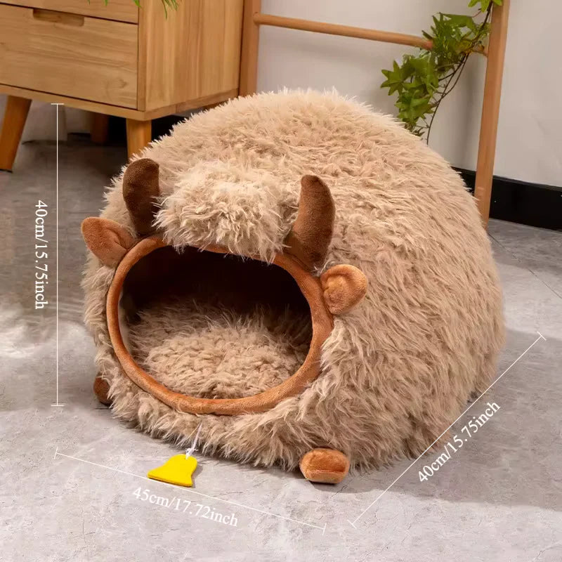 Tamanho da cama para gatos para gatos espaçosos