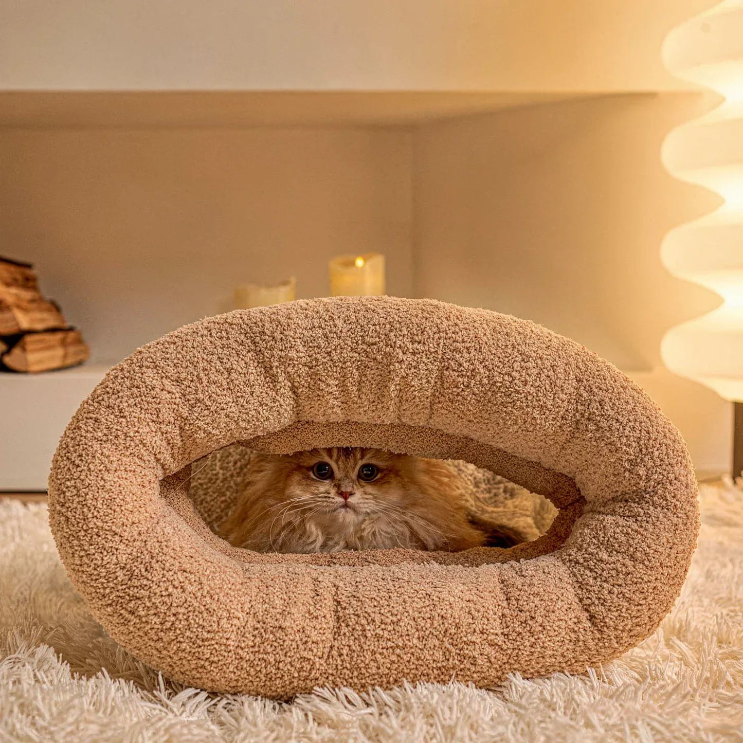 cama toca para gatos fofa
